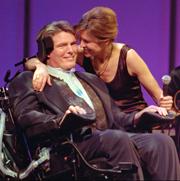 Christopher Reeve and his wife Dana campaigned for more research to treat paralysis.