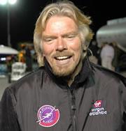 British magnate and adventurer Richard Branson