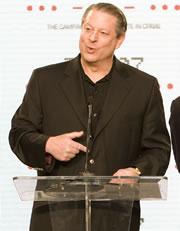 Here's your host: Al Gore is keen to tackle climate change.